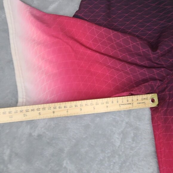 OP Flex 4 Way Stretch  Mens Swim Trunks Size 34 Red Multicolor Board Shorts - Picture 6 of 11